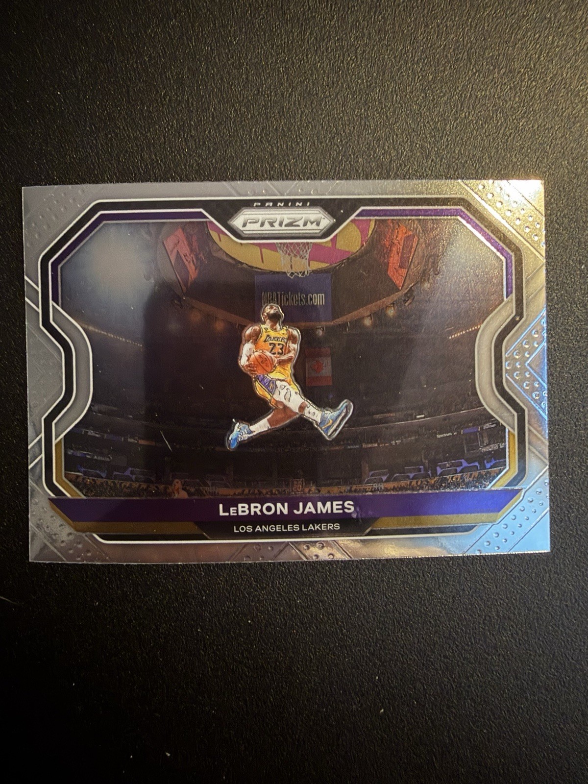 Panini 2020-21 Prizm LeBron James Los Angeles Lakers Base Set #1
