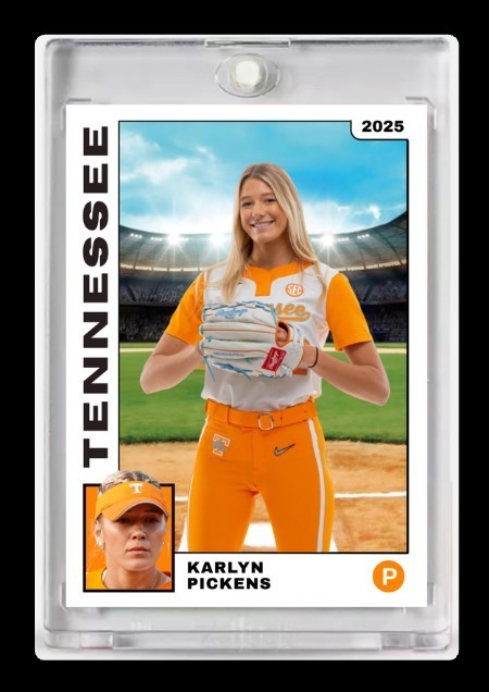 2025 Karlyn Pickens NCAA Future Stars Rookie Card #23T Tennessee Vols