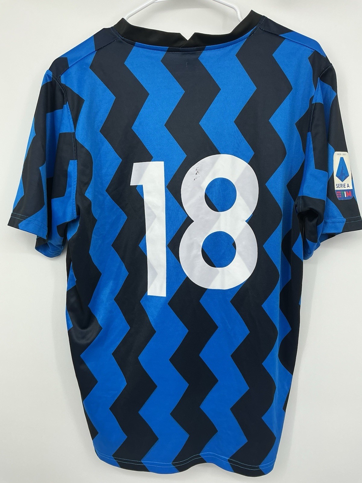 Inter Milan 2020/21 Home Soccer Jersey #18