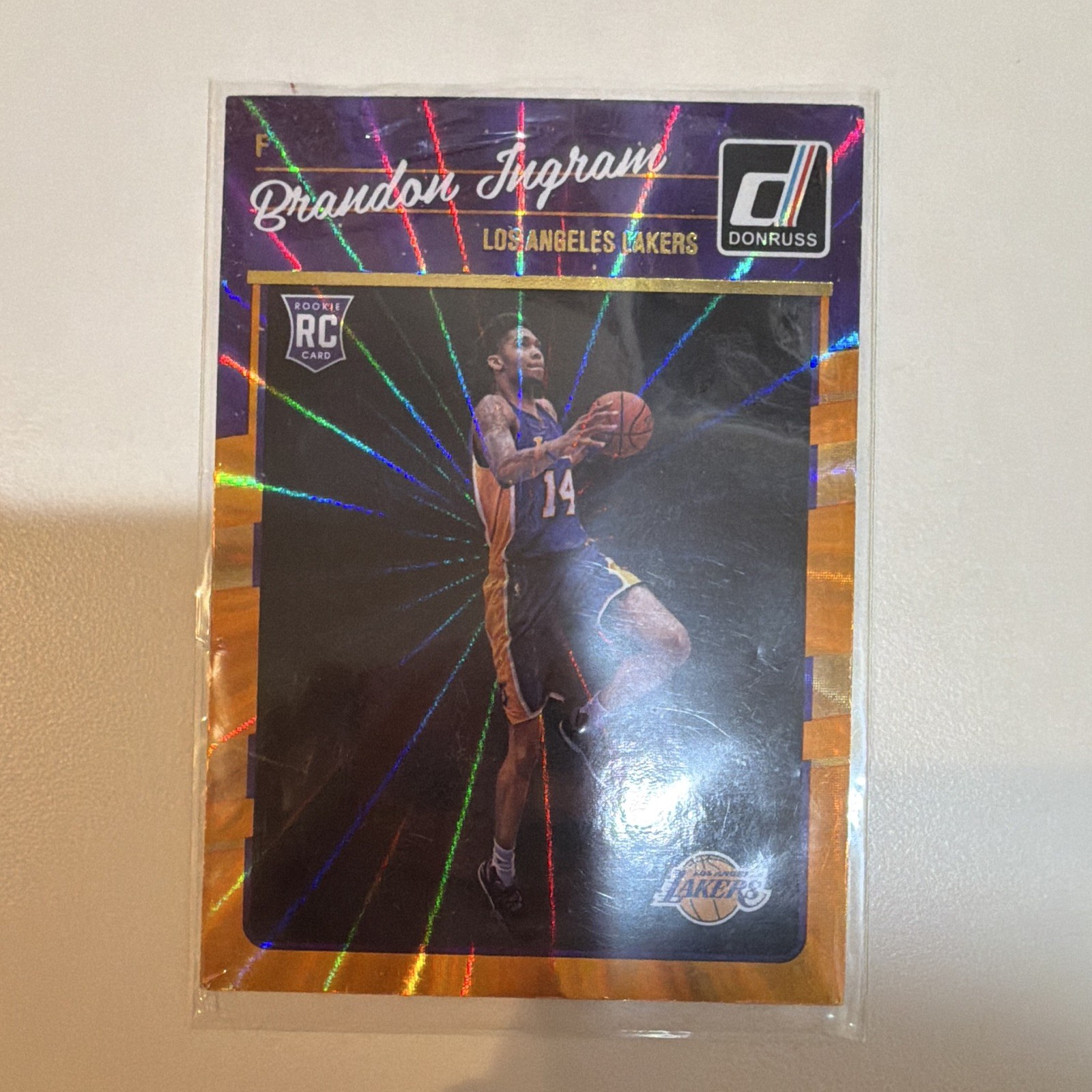 2016-17 Panini Donruss – Rookies Brandon Ingram #152 Holo Orange Laser (RC)