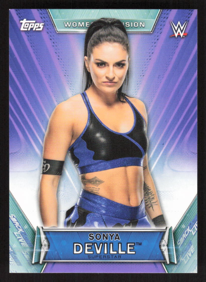 2019 Topps WWE Women’s Division Purple /99 Sonya Deville #28