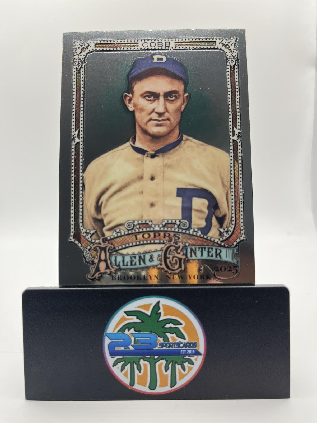 2025 Topps Allen & Ginter #55 Ty Cobb Chrome BASE DETRIOT TIGERS