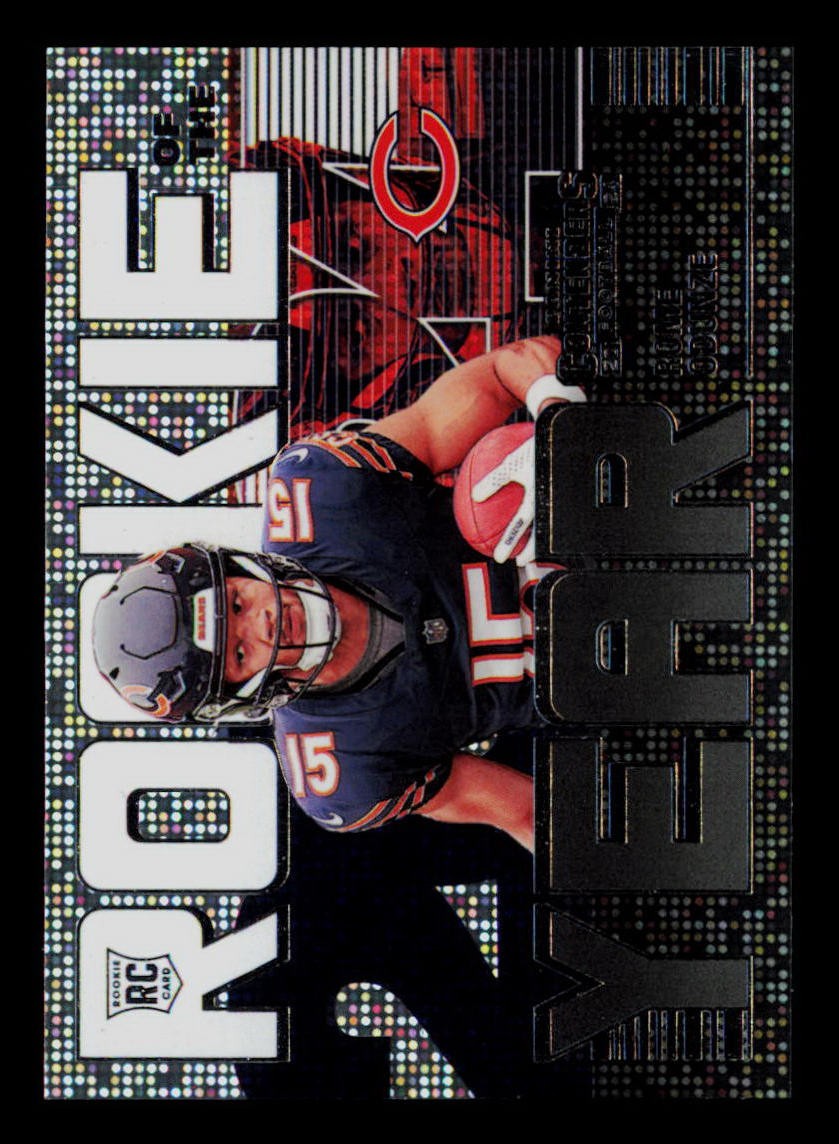 2024 Panini Contenders #10 Rome Odunze Rookie of the Year Contenders
