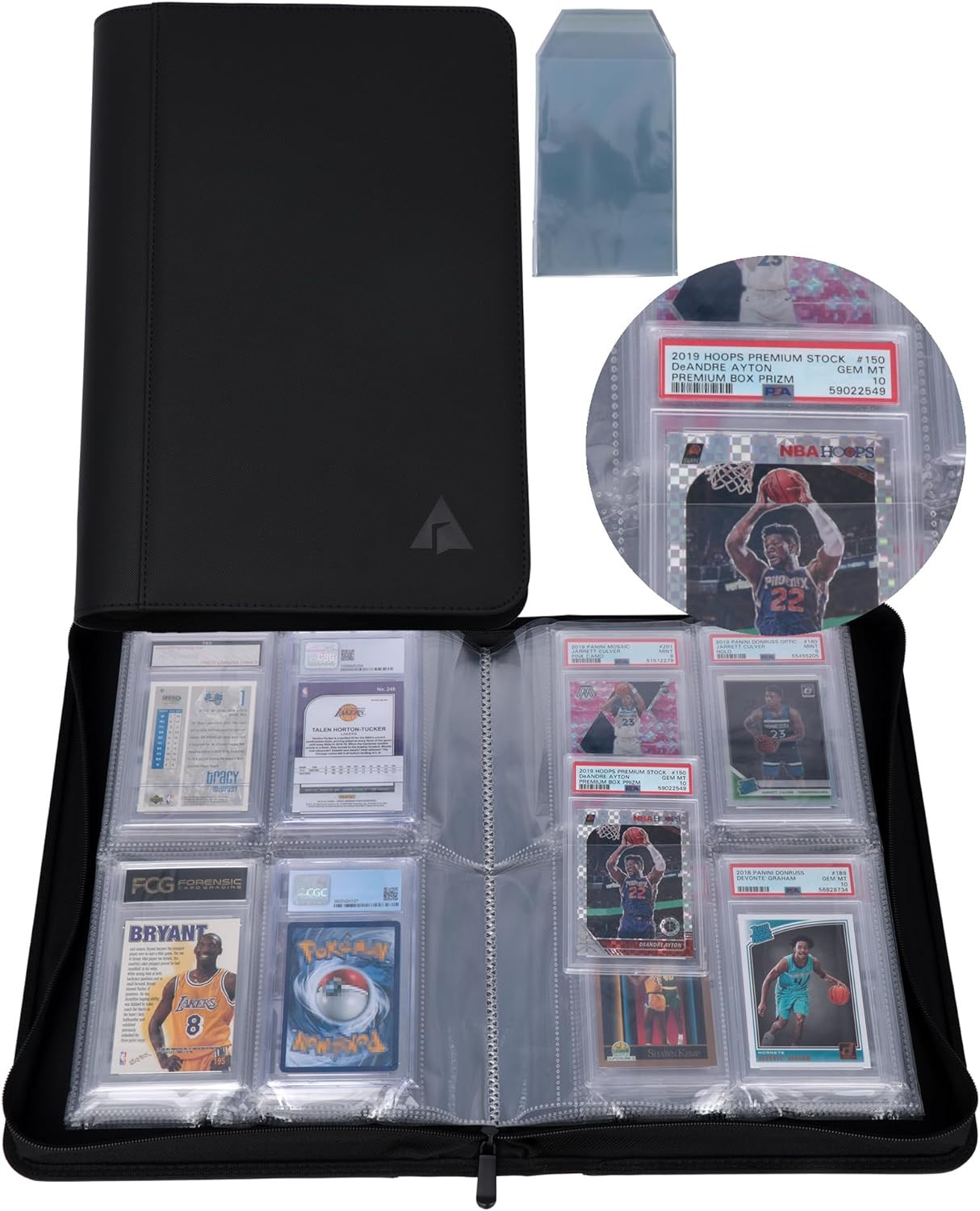 PSA-Sized Slab Binder, Graded Card Binder Fit 40 PSA Slabs Includes 40 Psa-Sized