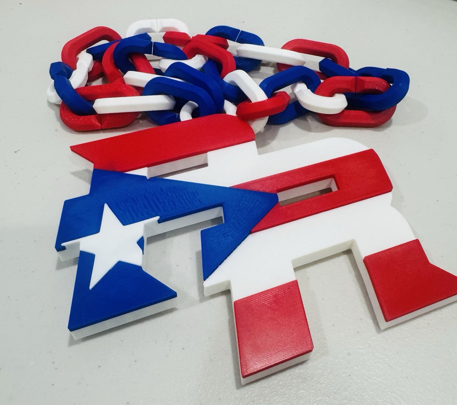 🔥Puerto Rico🇵🇷 (World Baseball Classic)-3D Printed CHAIN (FAST FREE SHIPPING)