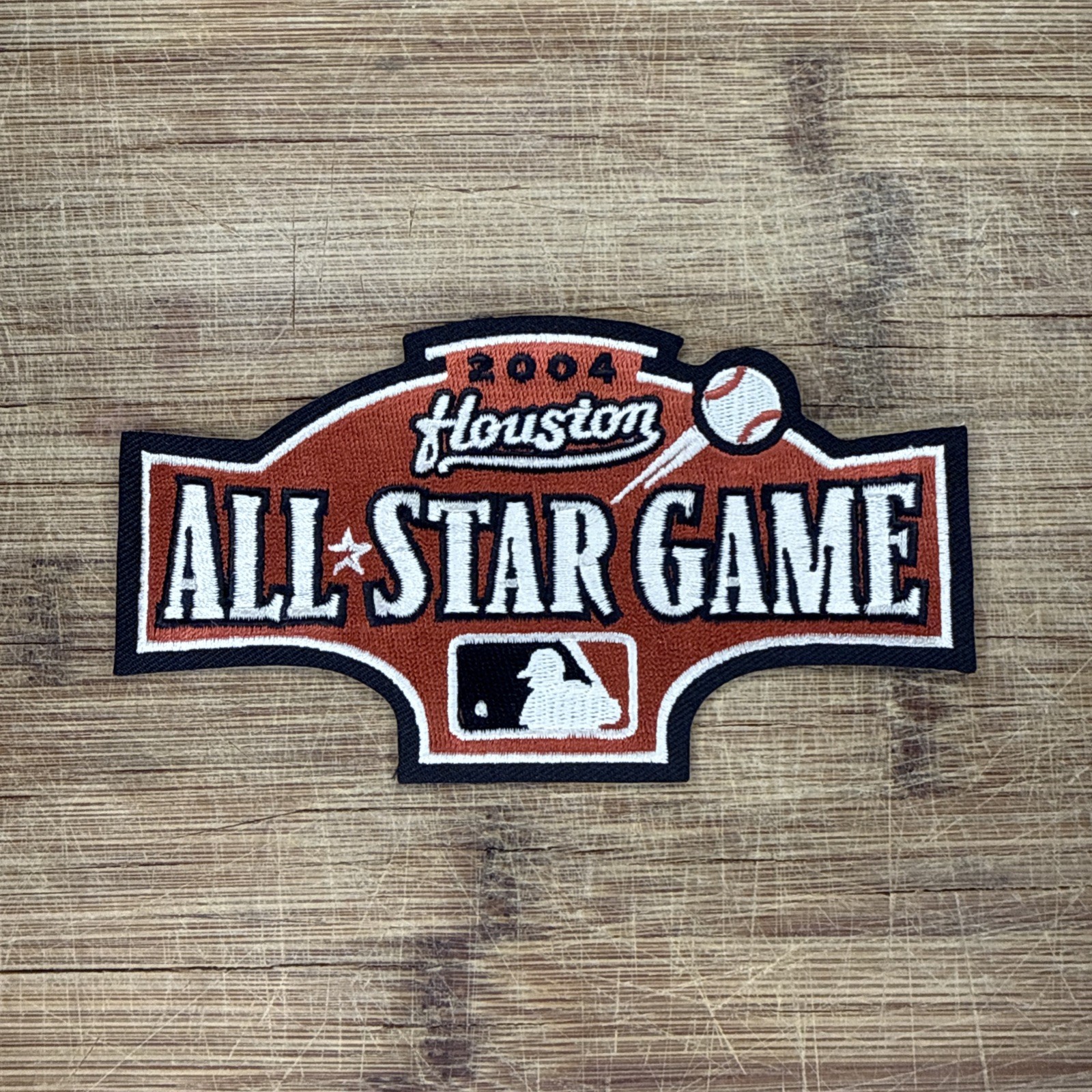 2004 MLB All Star Game Patch Houston Baseball Event Logo 5.5x3in