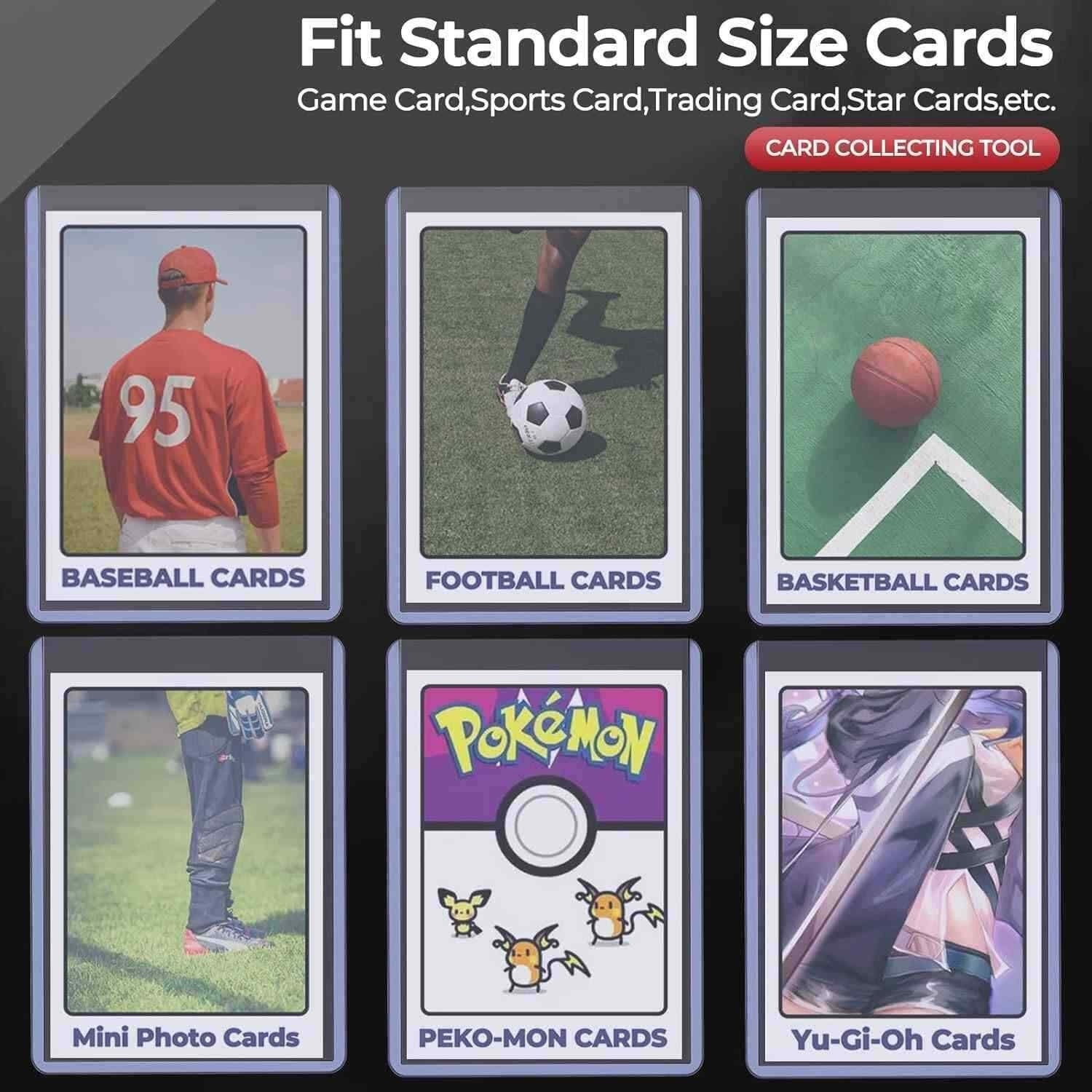 500CT Standard 3″x4″ Regular Toploaders For 35pt Sports Trading Cards 20*25Pack