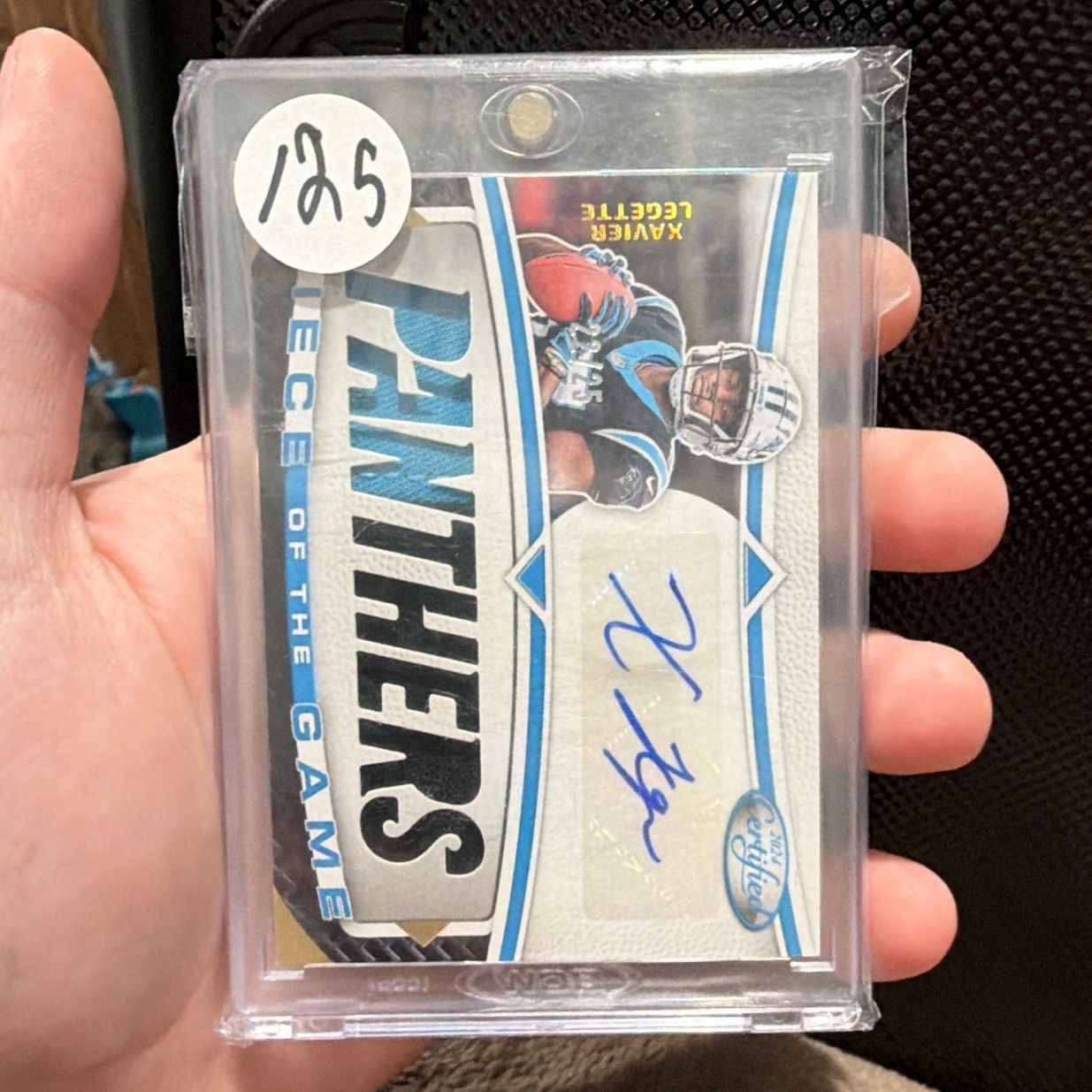 Panini Certified Football 2024 Xavier Legette Piece of the Game Auto #POTGS-XL