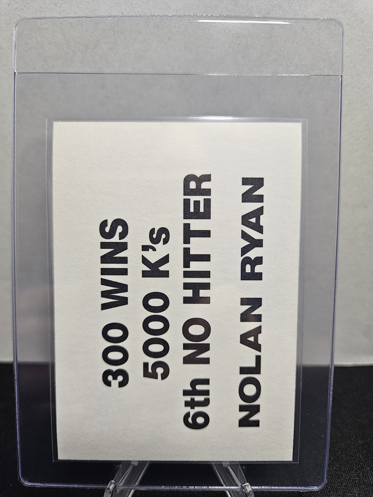 1990 Broder #NNO Nolan Ryan “Nolan Knows” Superman Card