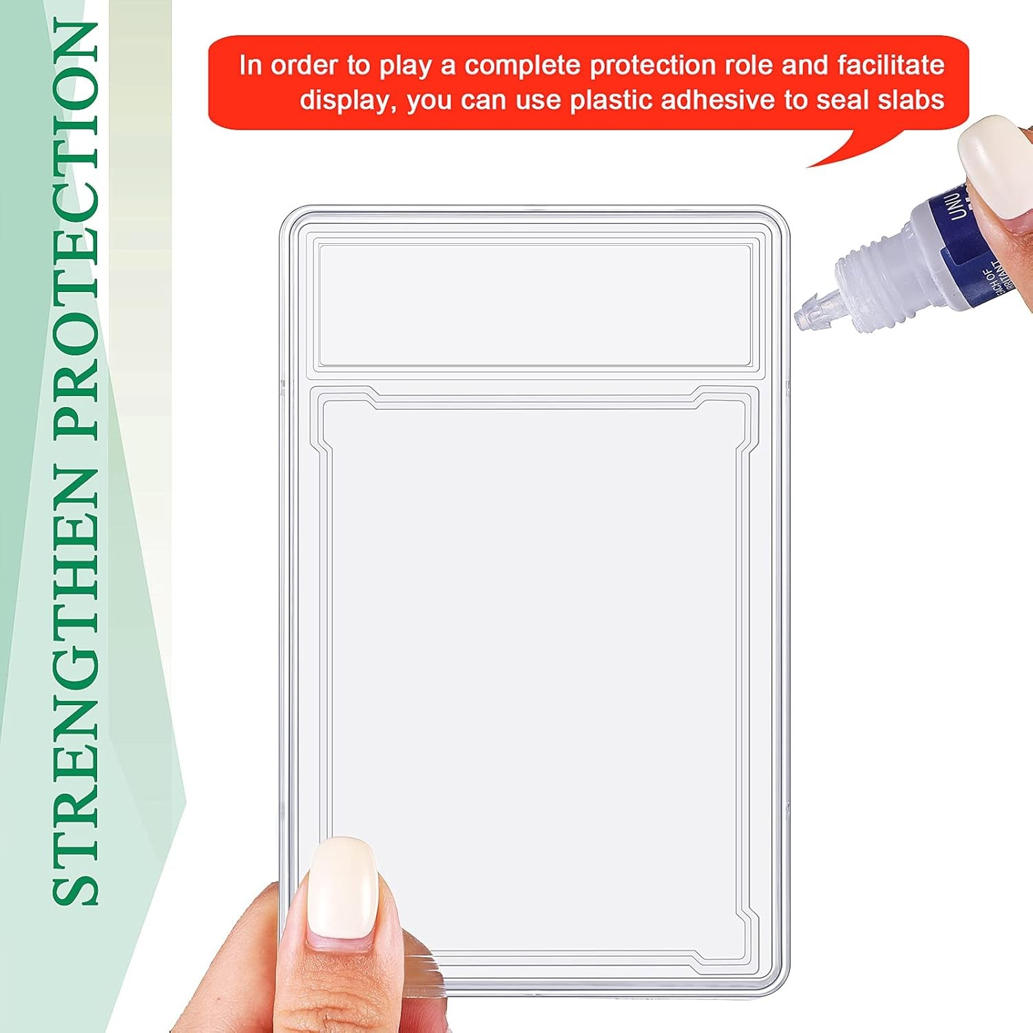 Empty Card Case Holder for Trading Graded Card Slab Baseball Card Protectors USA