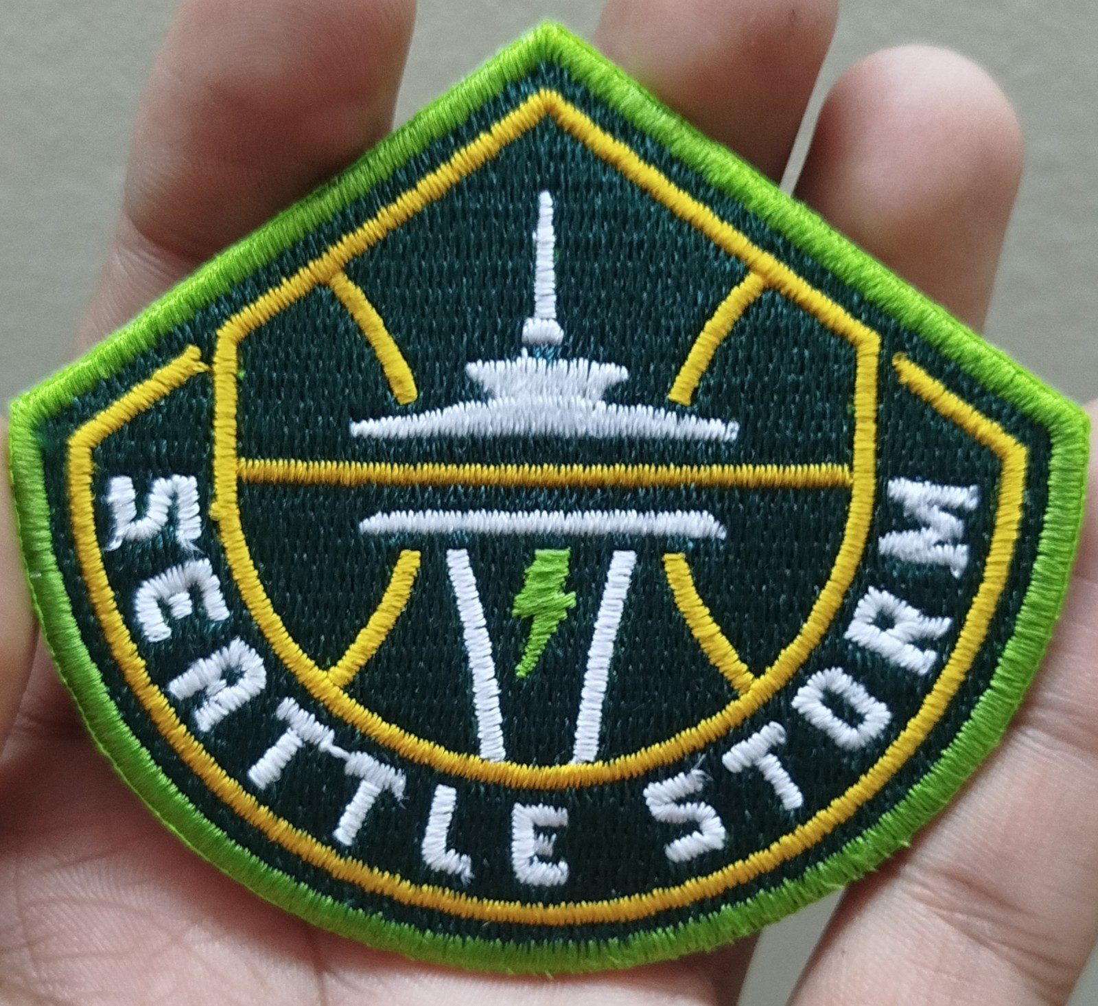 Seattle Storm WNBA Team Logo Iron On Patch – Sew Patch – Embroidered Patch