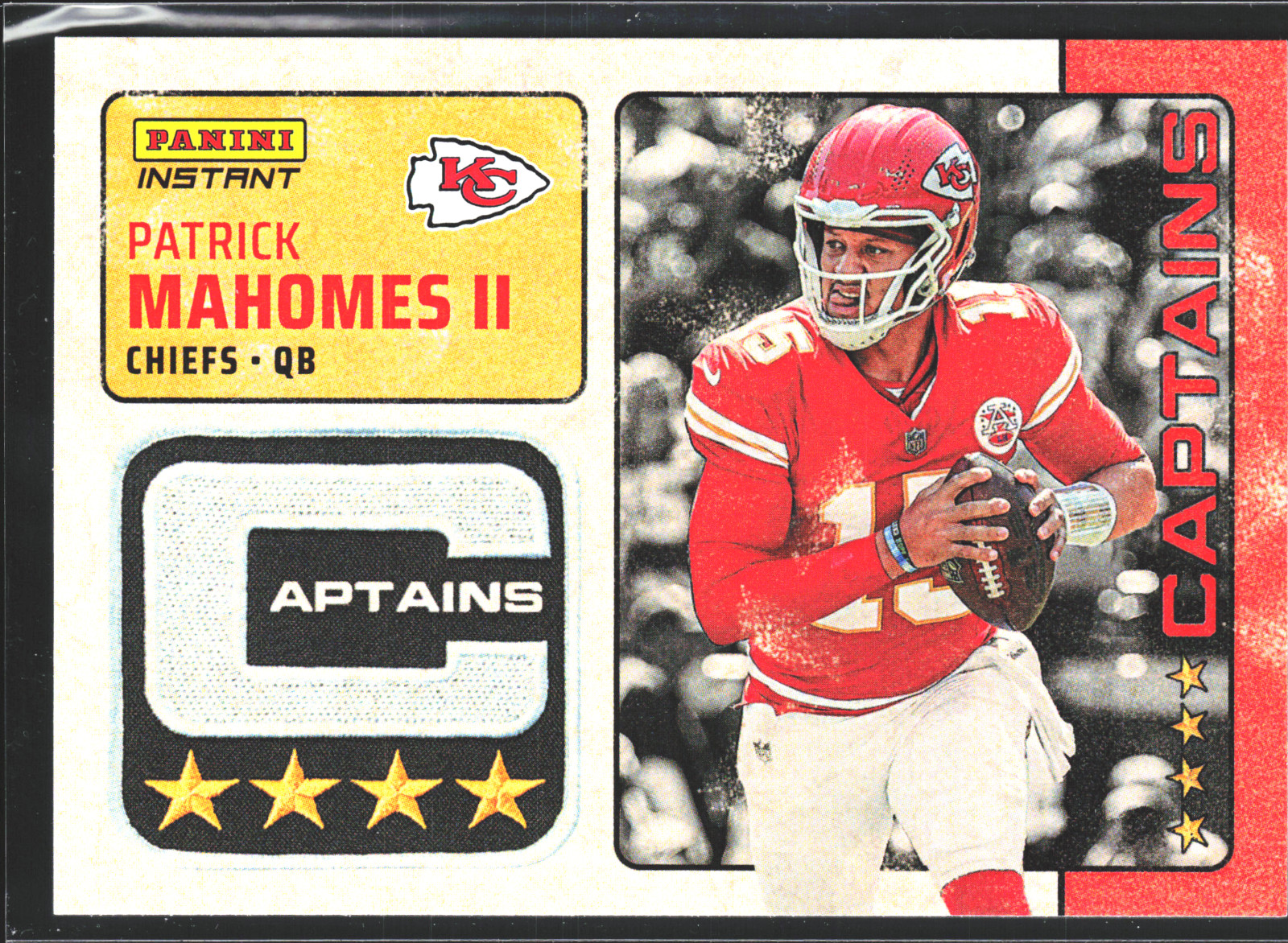 Patrick Mahomes Football Card 2024 Panini Captains Limited Only 351 Made!