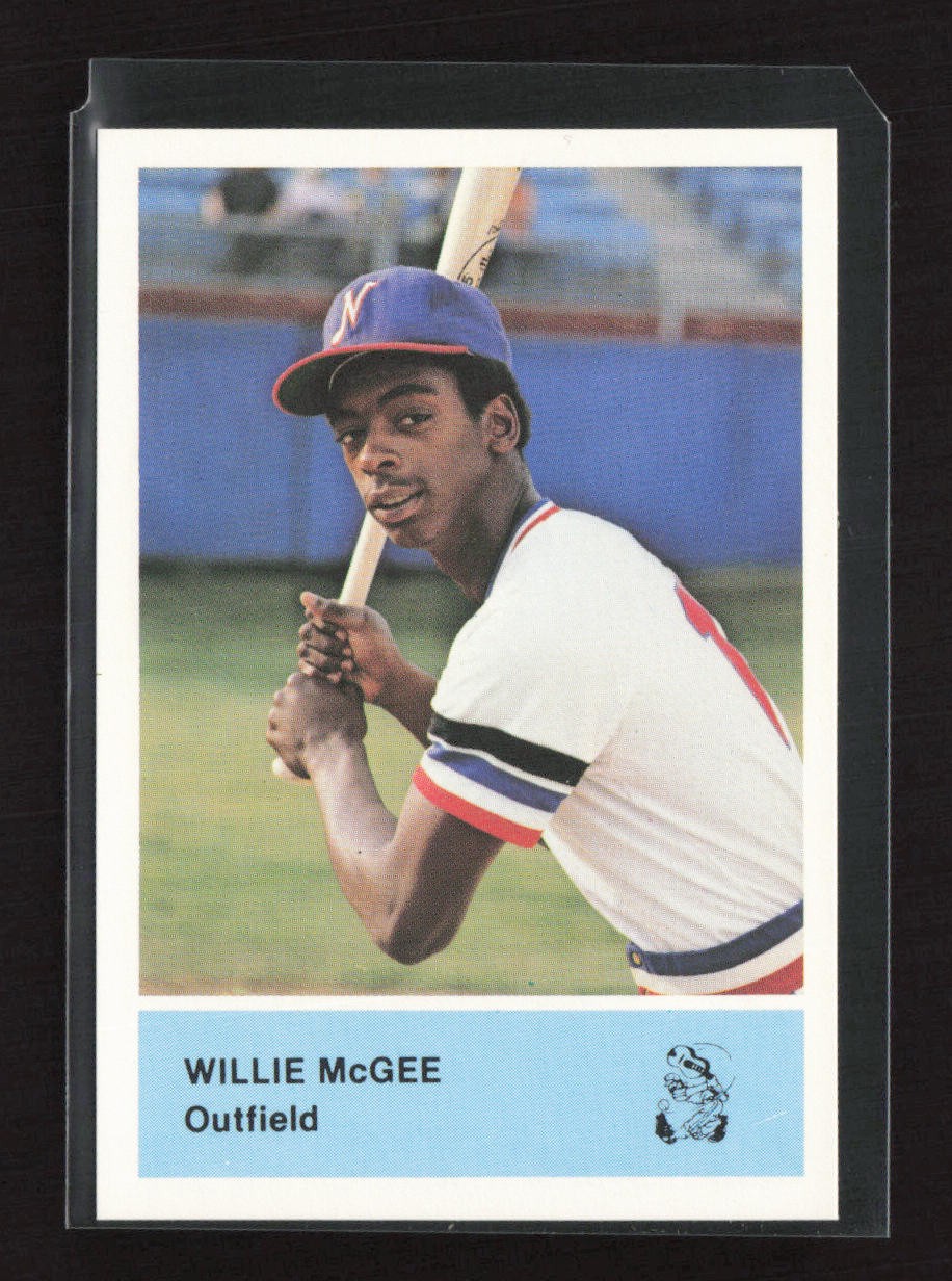 1980 Nashville Sounds #NNO Willie McGee Nashville Sounds