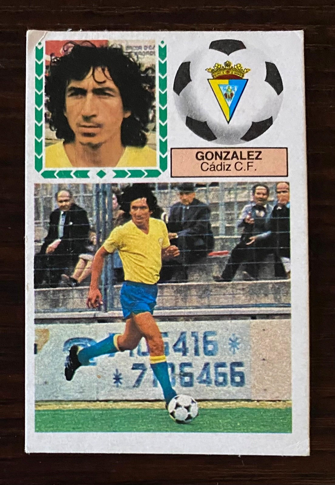 1983/1984 Magico Gonzalez Rookie Ediciones Este Card Sticker Cadiz El Salvador
