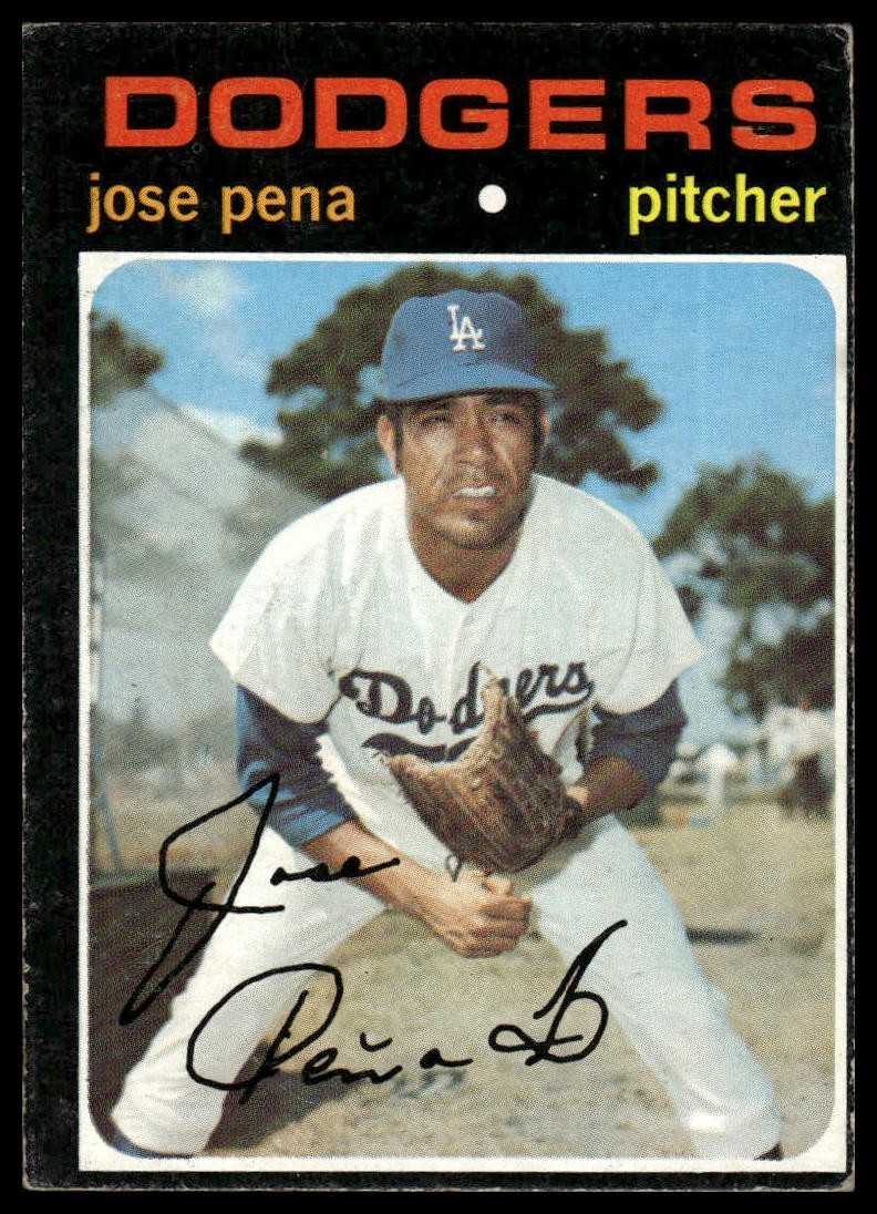 1971 Topps #693 Jose Pena