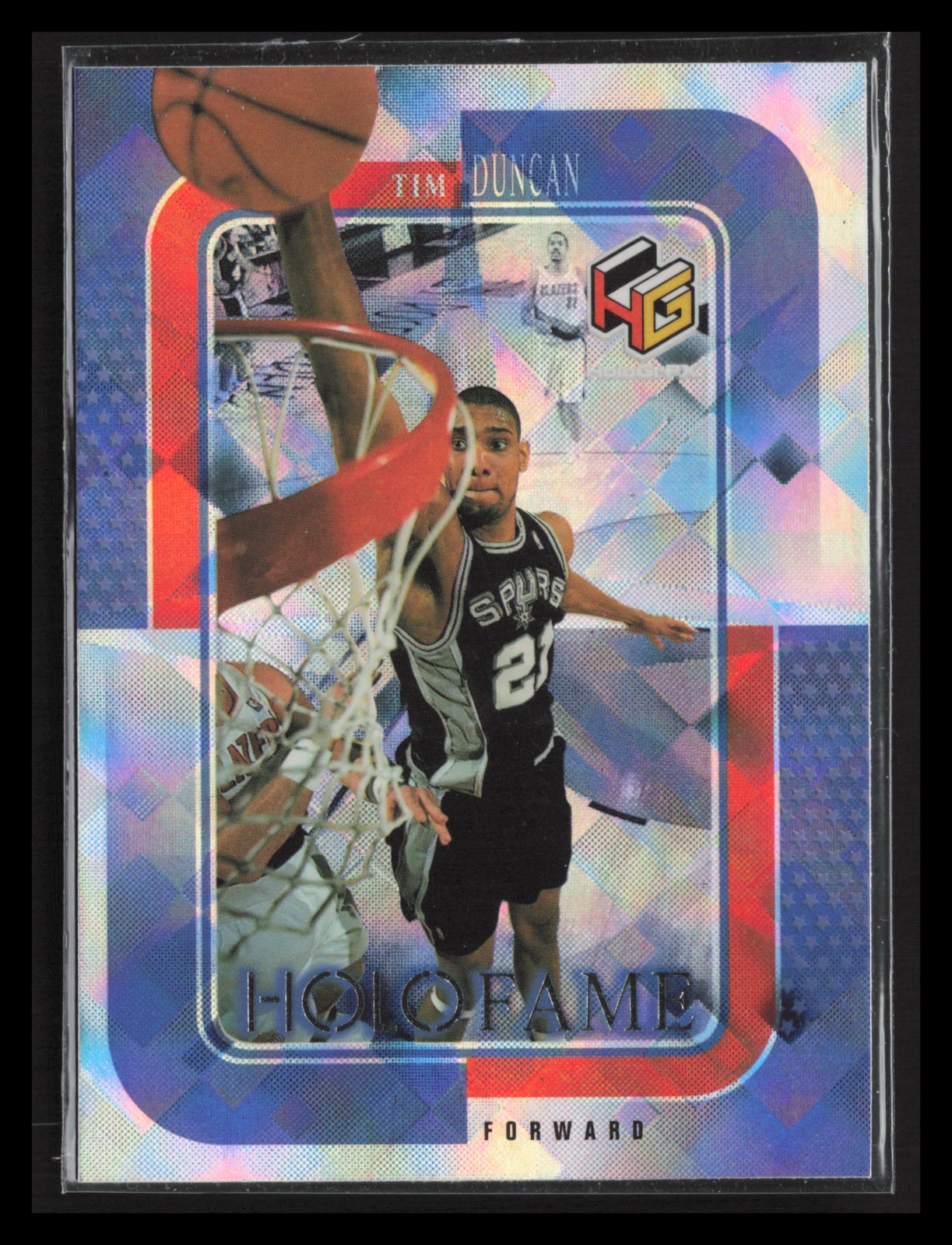 1999-00 Upper Deck HoloGrFX – Holofame Tim Duncan #HF-5