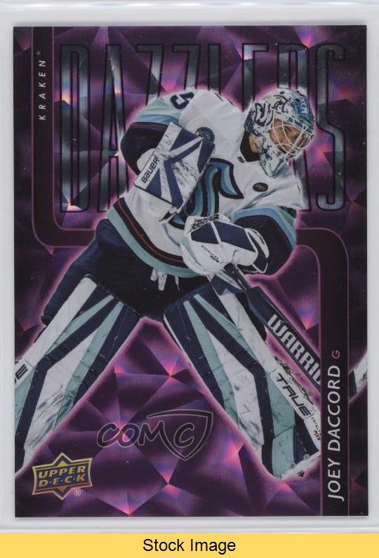 2025-26 Upper Deck Series 1 Dazzlers Pink Joey Daccord #DZ-8 READ 1j6p