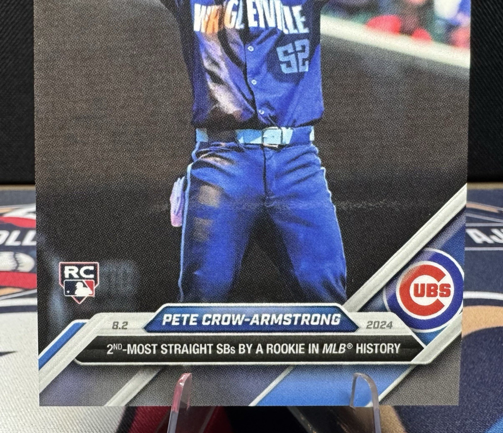 2024 Topps Now – #503 Pete Crow-Armstrong (RC) 2nd Most SB By A Rookie – Cubs