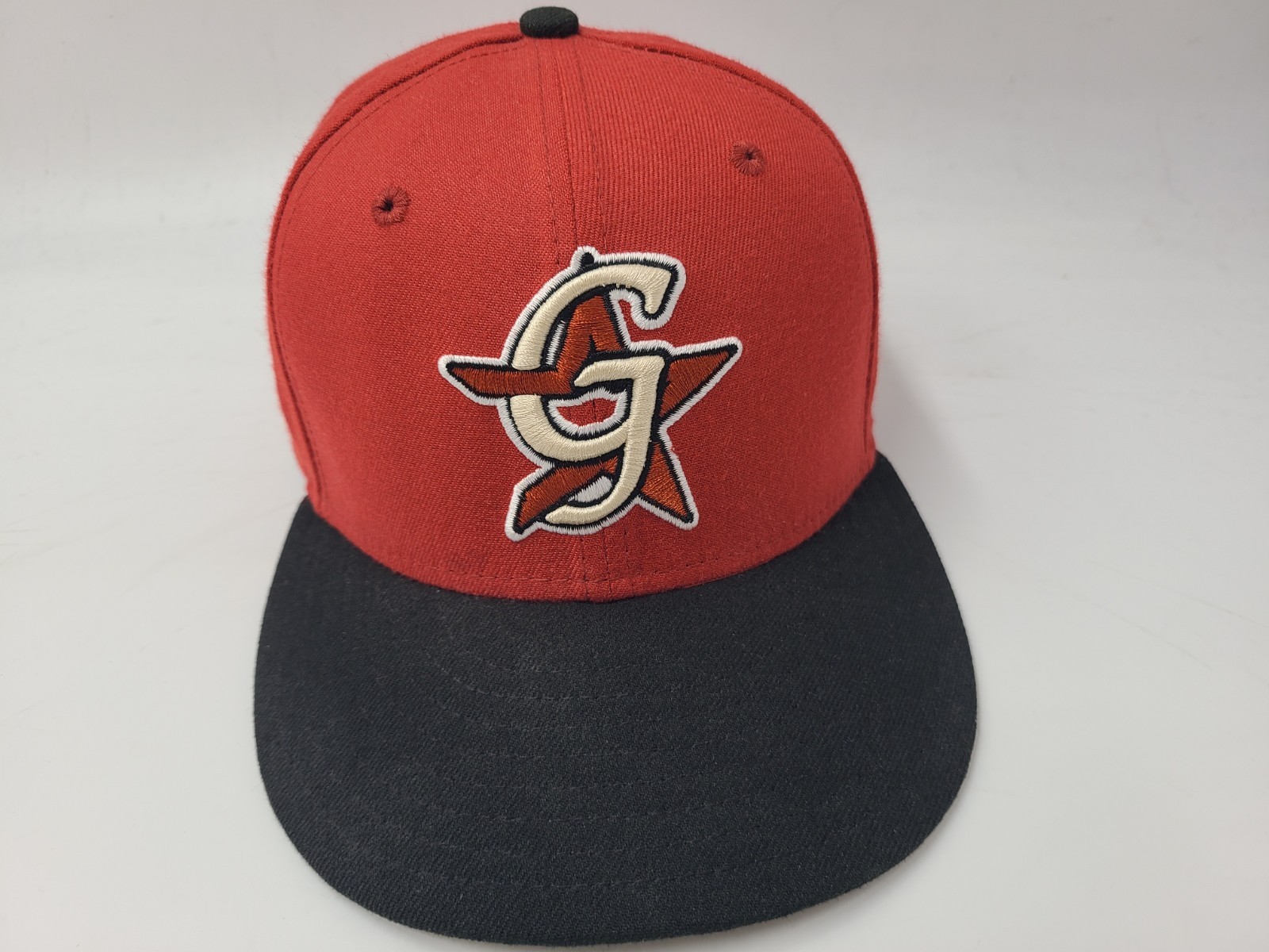 Vintage Greenville Astros New Era 59Fifty Fitted 7 1/4 Hat Cap Wool Men MiLB Red