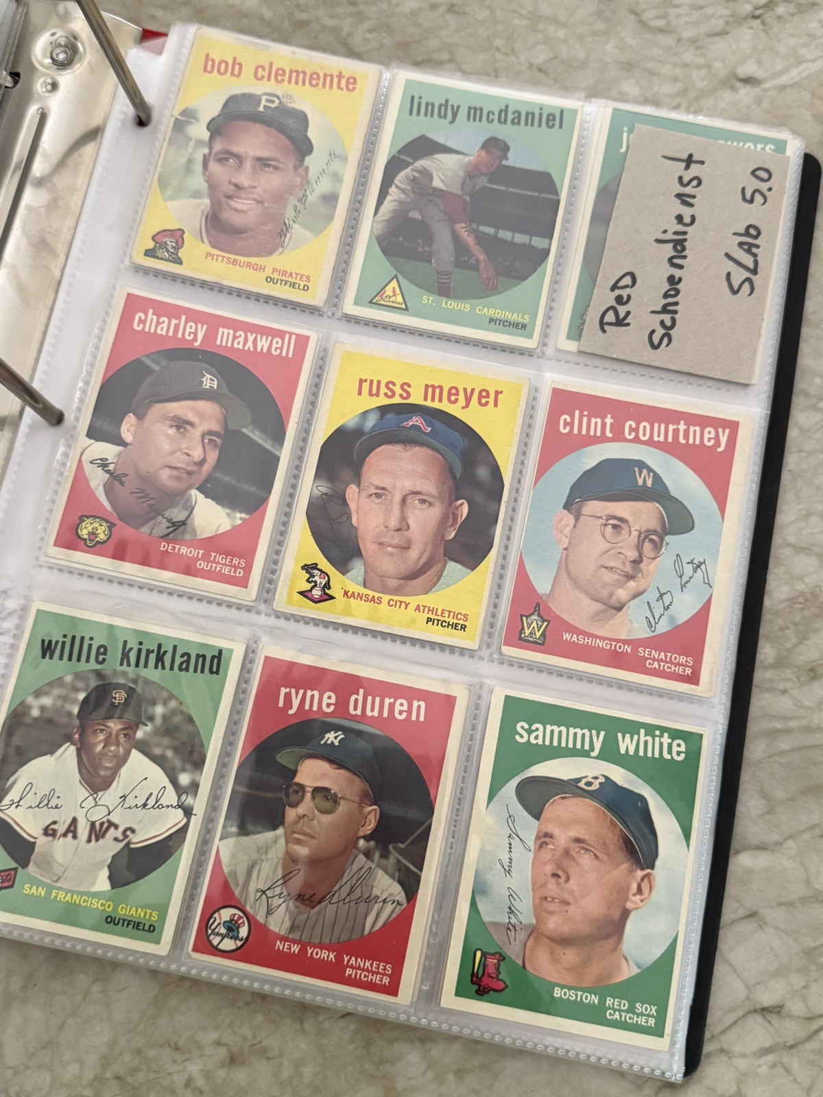 1959 Topps Baseball Complete Set 572 cards