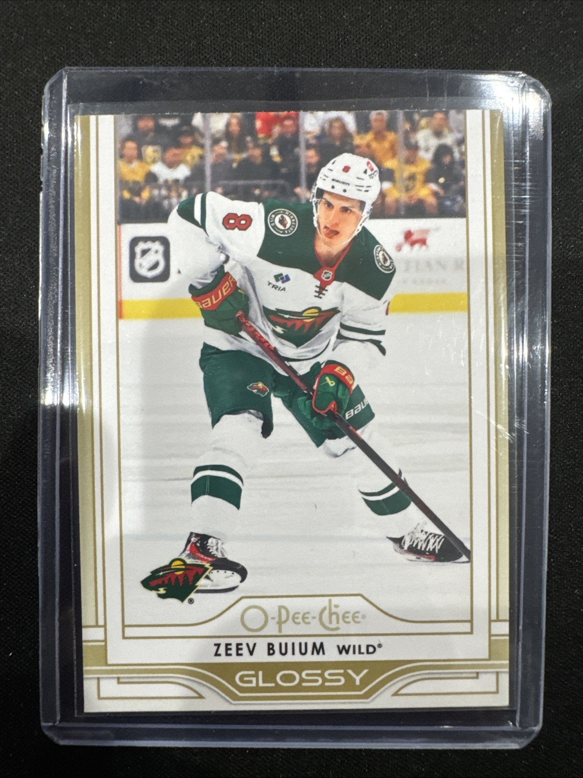 2025 UPPER DECK O-PEE-CHEE GLOSSY GOLD AND SILVER OG-29 ZEEV BUIUM