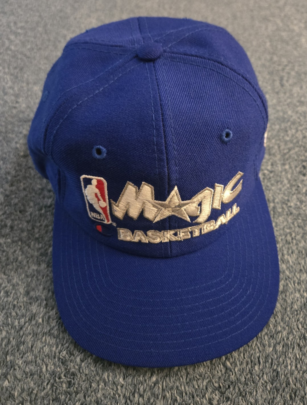 Vintage Orlando Magic Hat Cap Snap Back Blue NBA Basketball Mens 90s