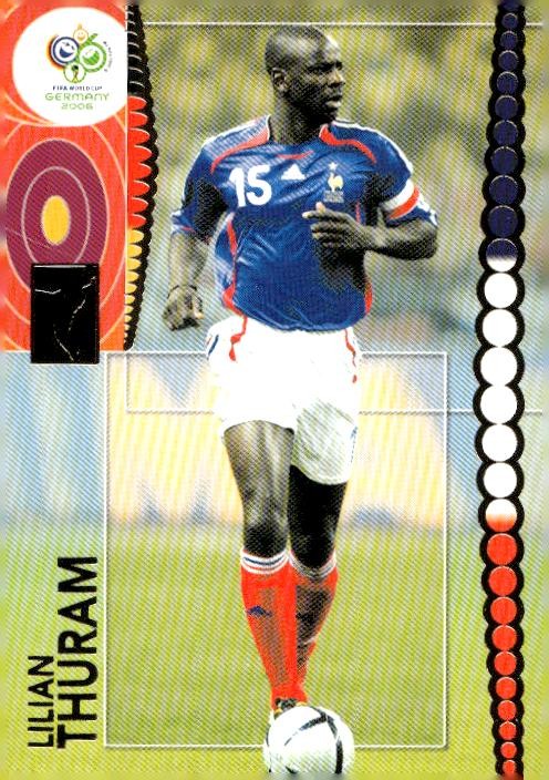 2006 Panini World Cup Soccer #100 Lilian Thuram Card Team France