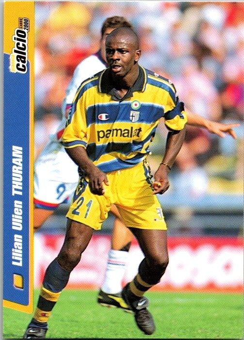 LILIAN THURAM #164 vintage soccer card single DS Calcio 2000 free ship