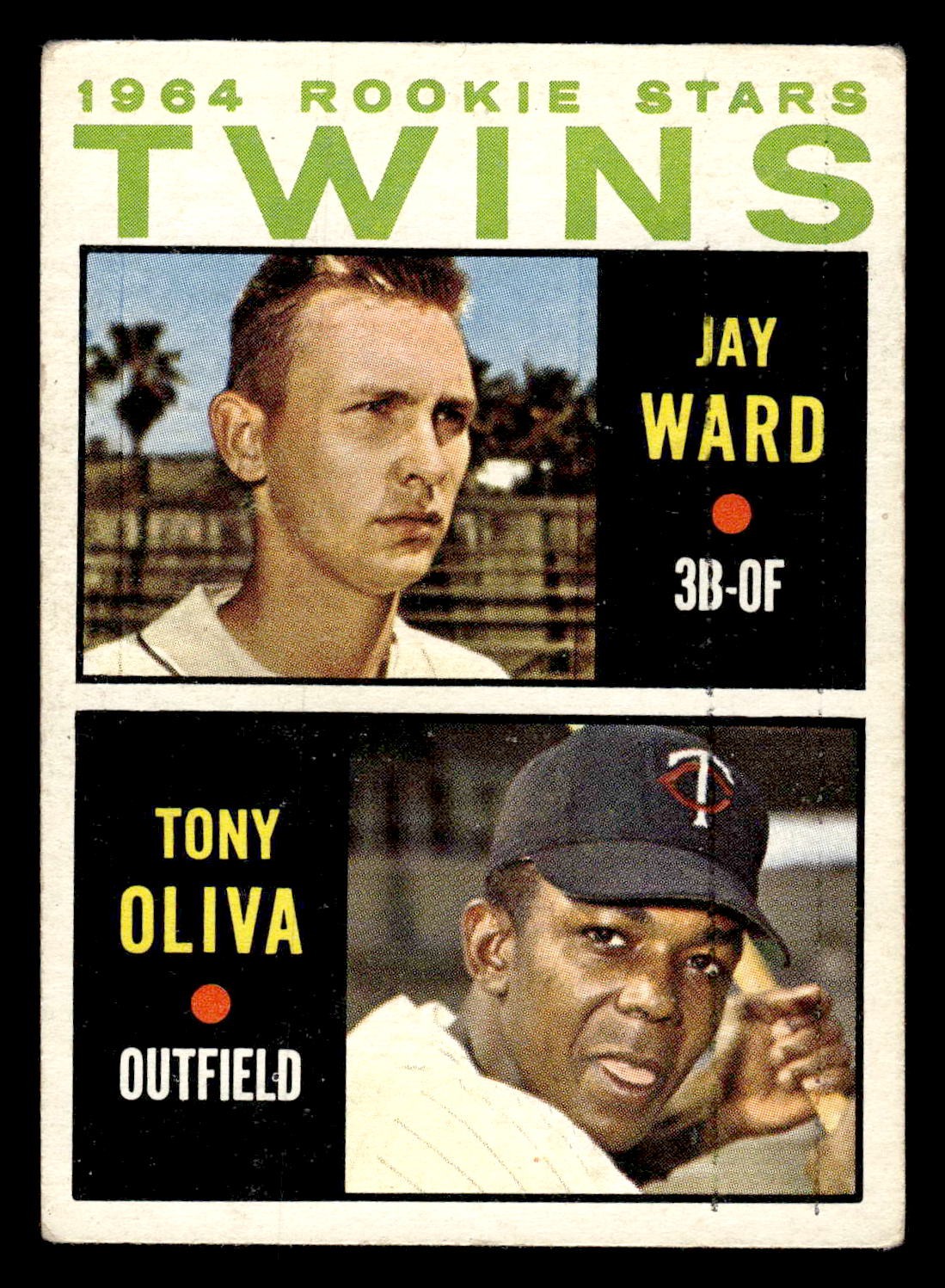 1964 Topps #116 Twins 1964 Rookie Stars (Tony Oliva) – VG-VGEX TedsCardShack