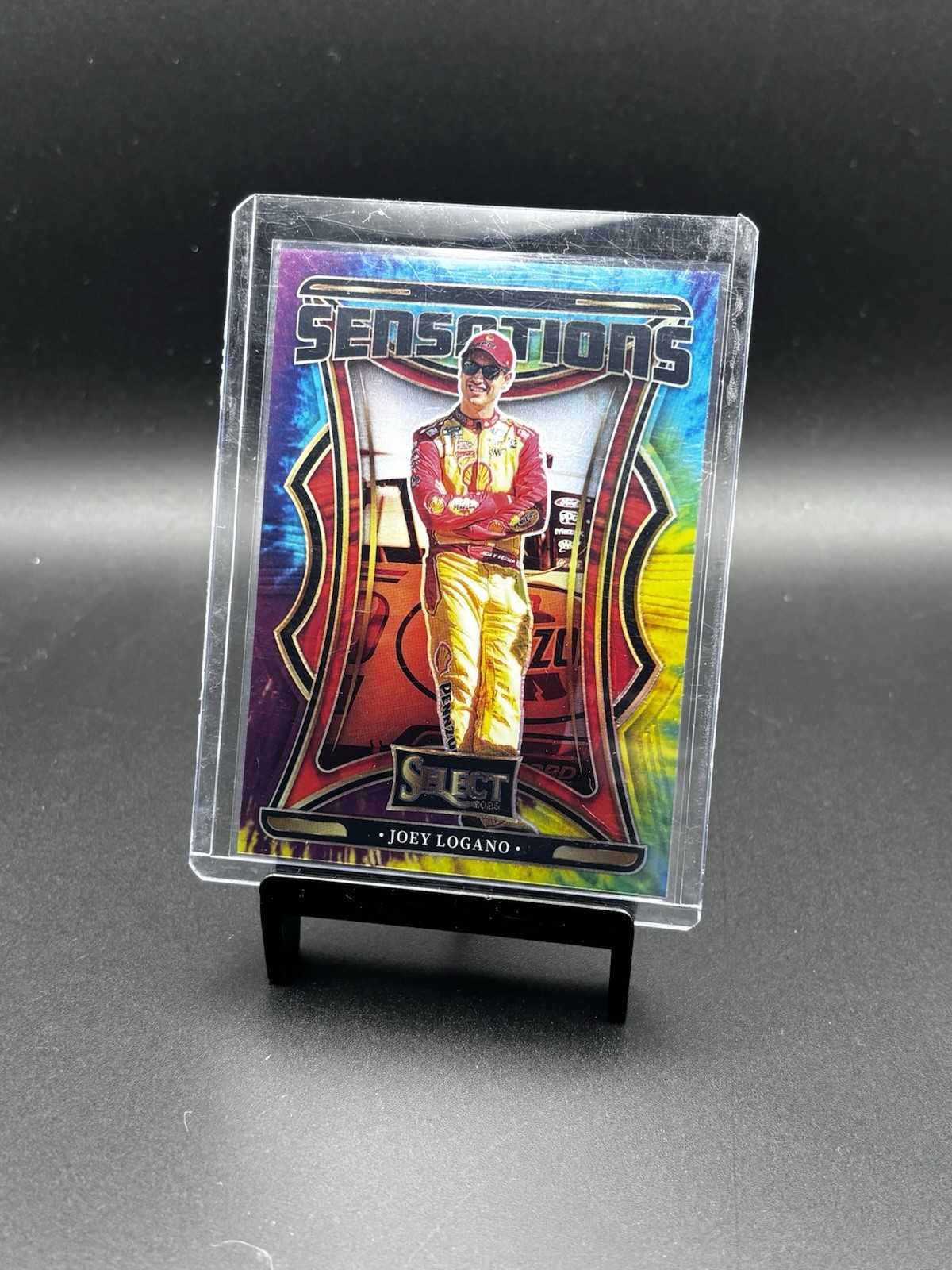 2025 Select Racing #1 Sensations Joey Logano Tie-Dye Prizm 6/25 NASCAR
