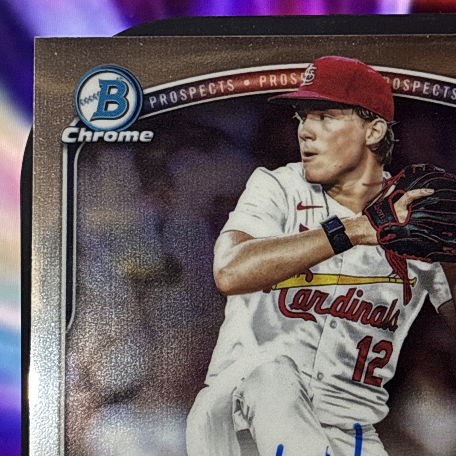 2025 Bowman Chrome Draft Liam Doyle 1st Auto #CPA-LD Cardinals