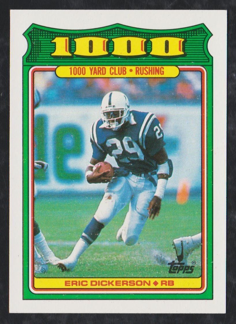 1988 TOPPS FOOTBALL 1000 YARD CLUB YOU PICK #1 – #28 NMMT * FREE SHIPPING 