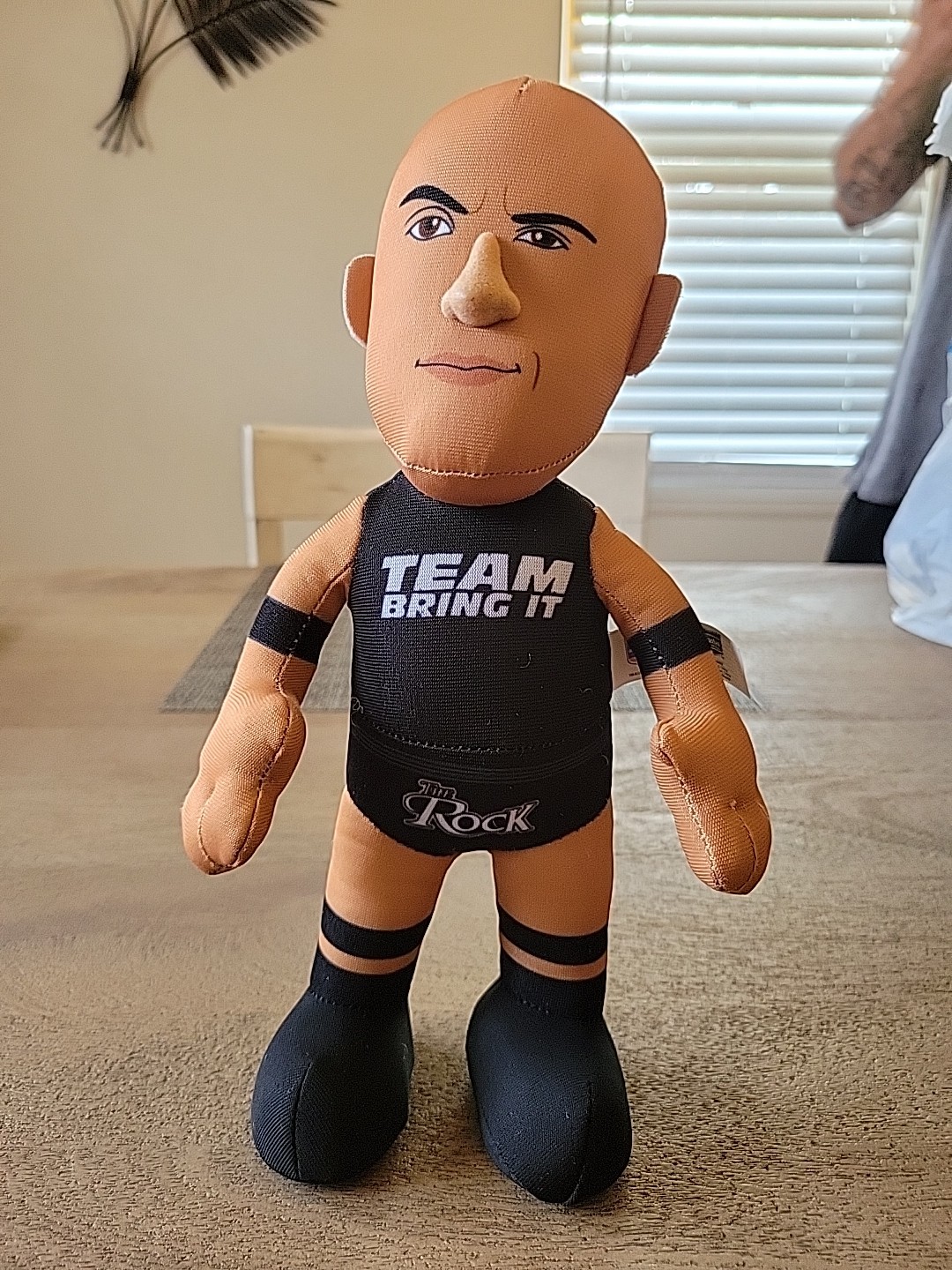 Bleacher Creatures WWE Legend Rock “Team Bring It” 10″ Plush Figure