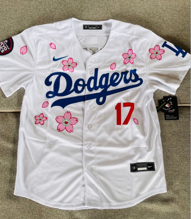 New Jersey’s Men SHOHEI OHTANI #17 Dodgers Sakura Edition Tokyo Series