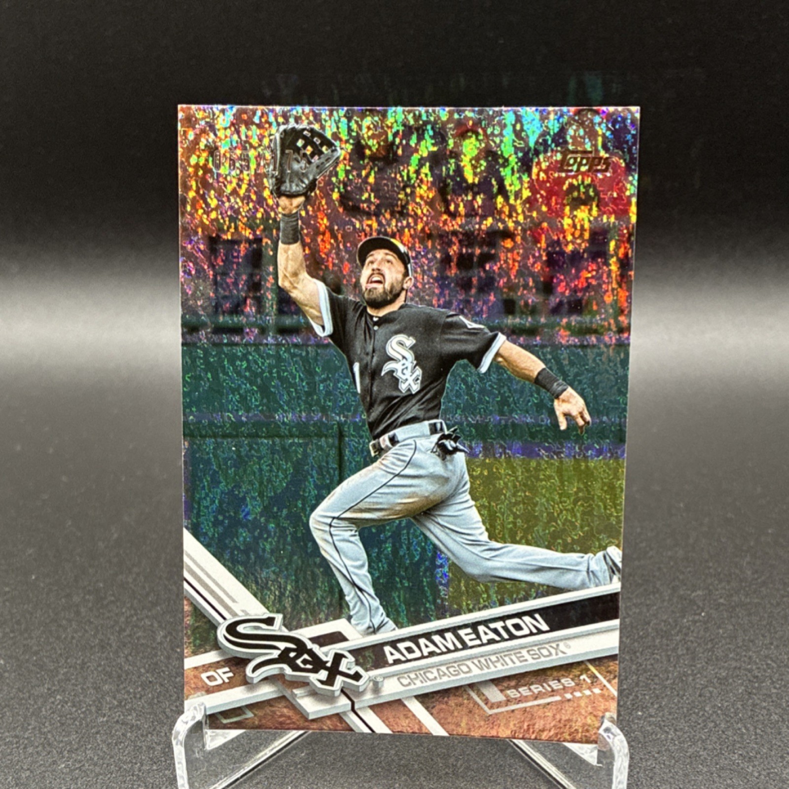 Topps 2017 Adam Eaton #64 Series 1 Chicago White Sox MLB Sparkle Foil /175