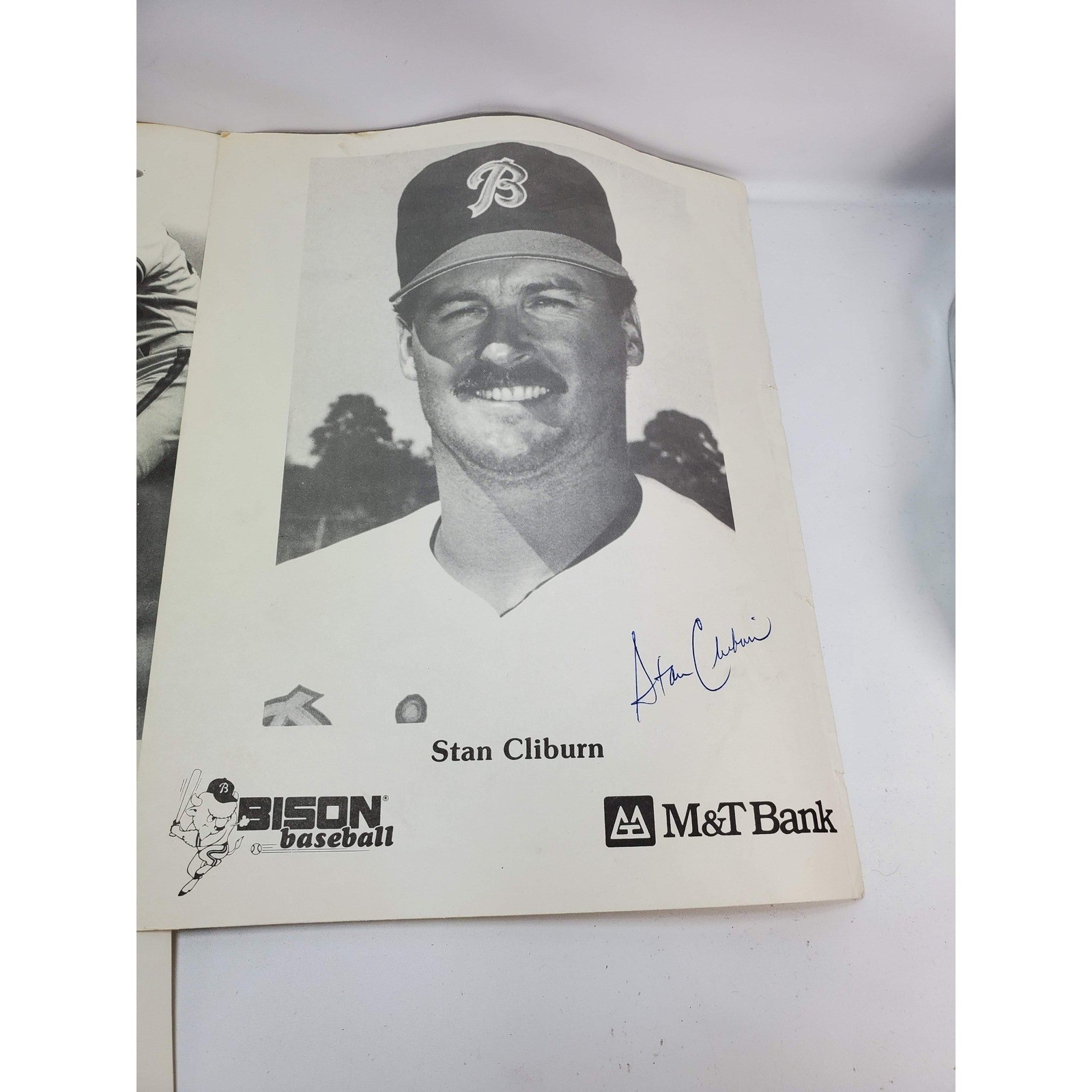 Buffalo Bisons Baseball Autographed Photo Lot Black White 80s MiLB M&T Bank 6pc