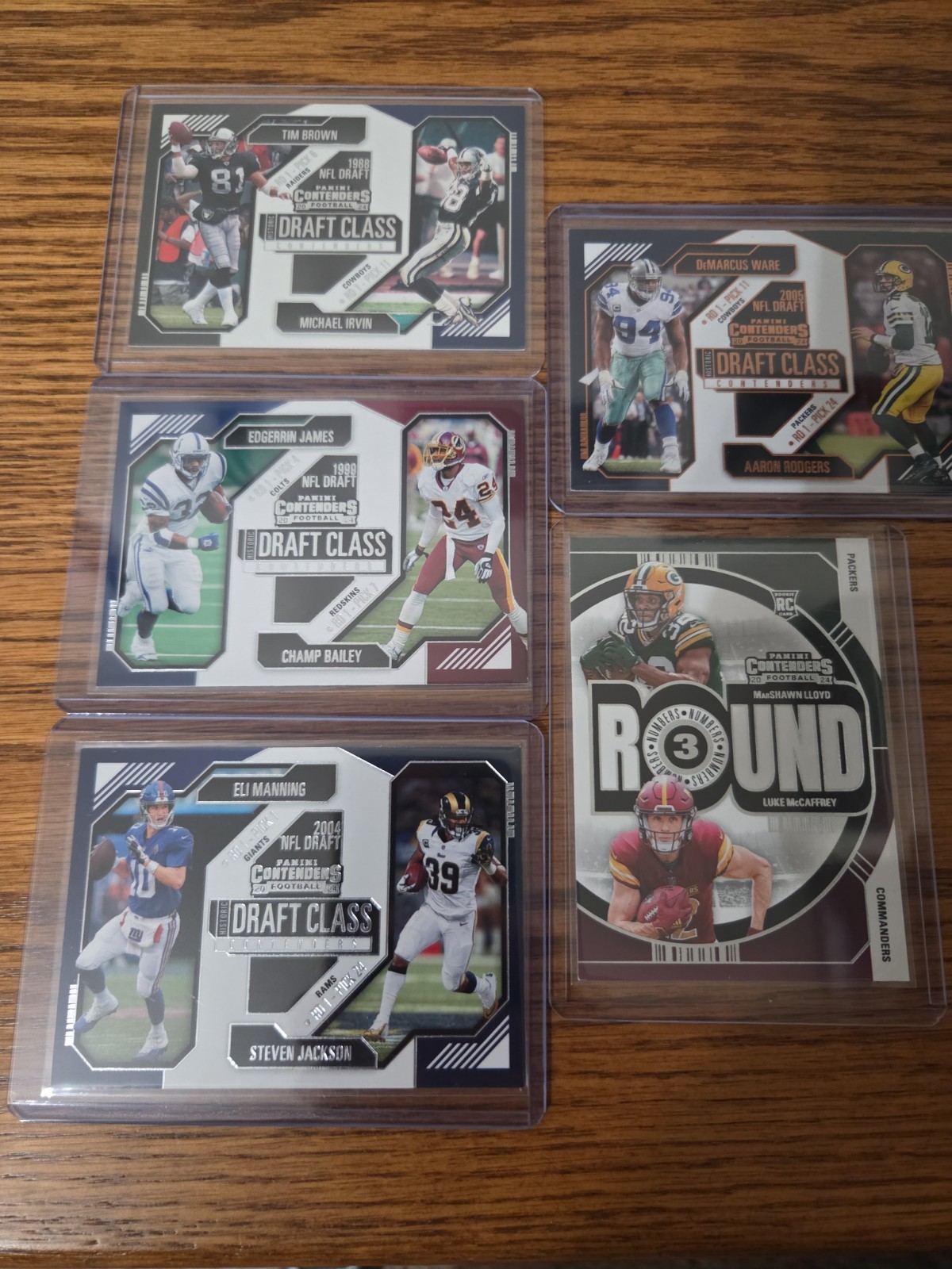 2024 Panini Contenders Draft Class 5-Card Lot
