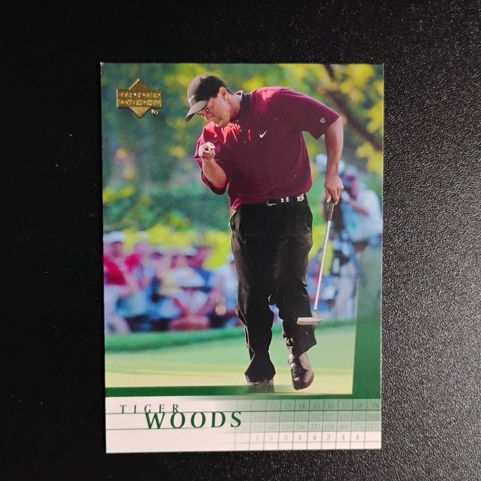 2001 Upper Deck – Tiger Woods #1 (RC) Dinged Corner SEE PICS