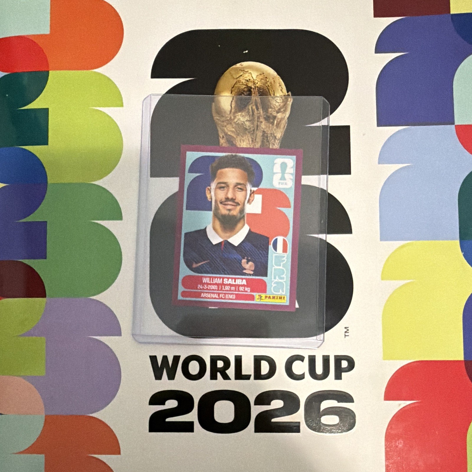 Panini FIFA World Cup 2026 Portrait Stickers: Dembélé/Camavinga/Saliba