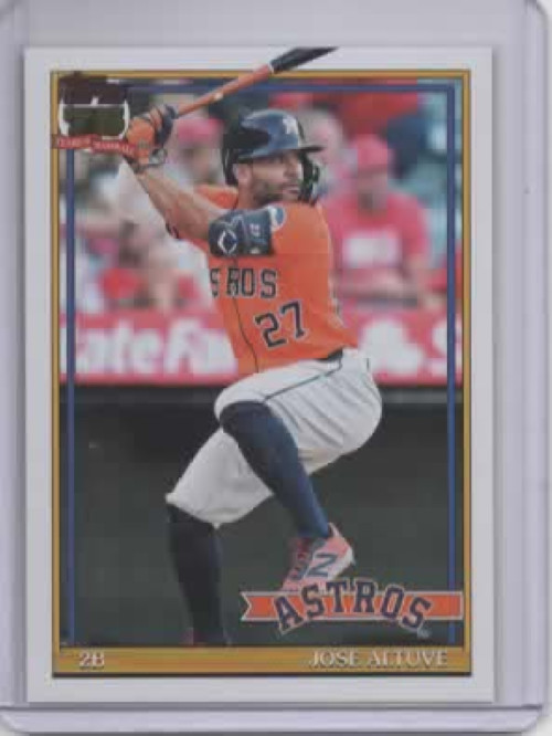 2026 Topps 1991 Topps Baseball #T91-7 Jose Altuve