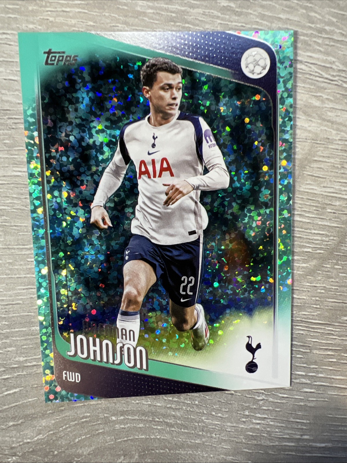 2026 Topps Champions League Brennan Johnson Sparkle #18