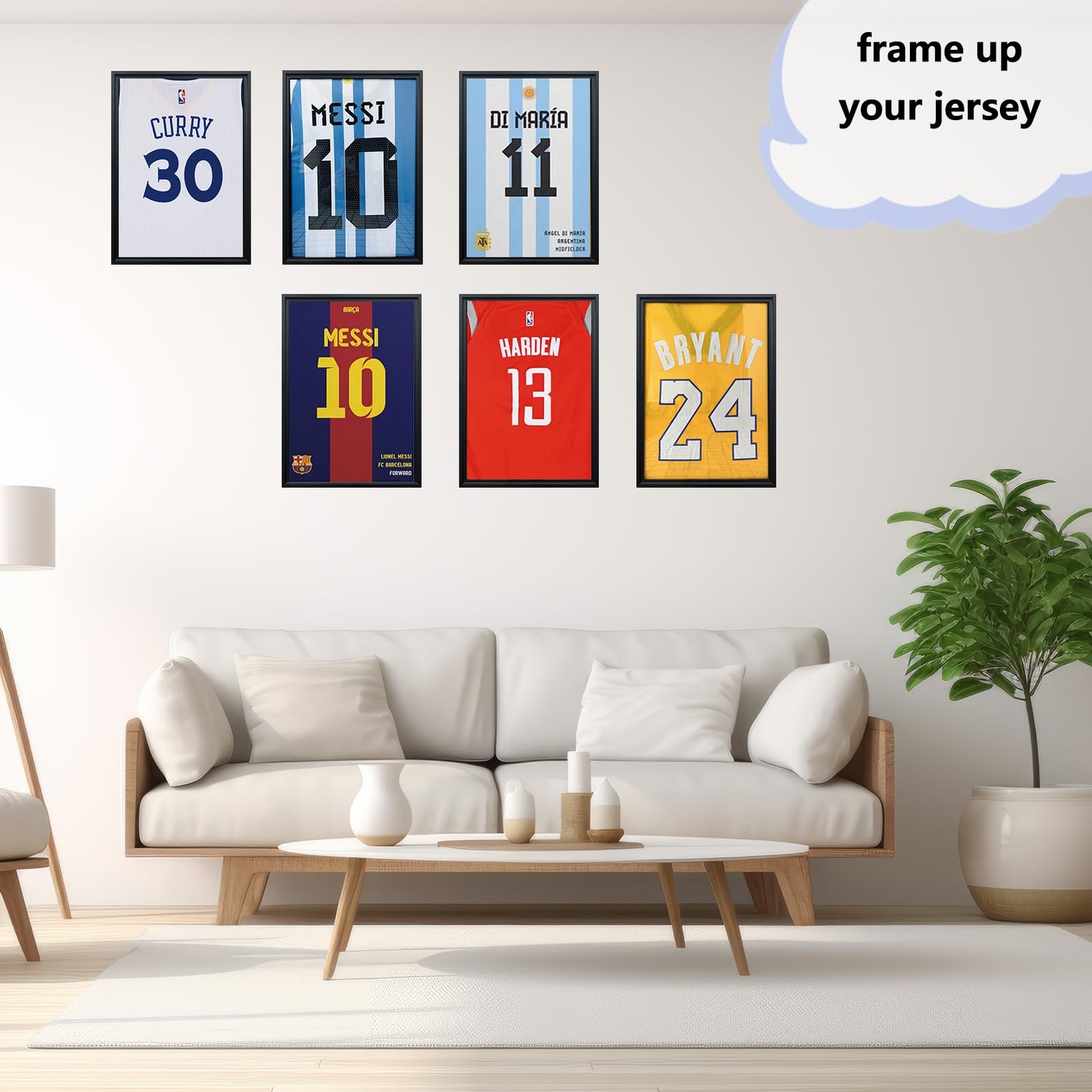 2 Pack Jersey Display Case – Shadow Box for Sports Shirts, Hockey, Soccer,