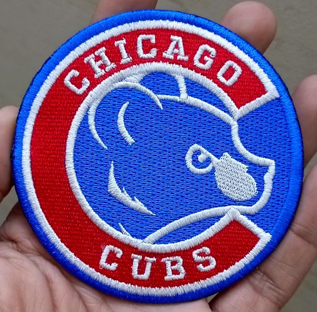 Chicago Cubs MLB Baseball Team Logo Iron On Patch-Sew Patch-Embroidered Patch