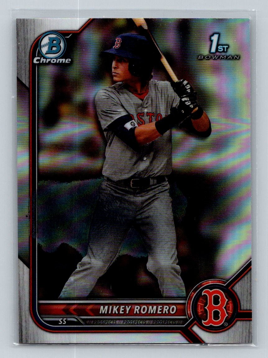 2022 Bowman Draft #BDC-42 Mikey Romero Chrome Refractor