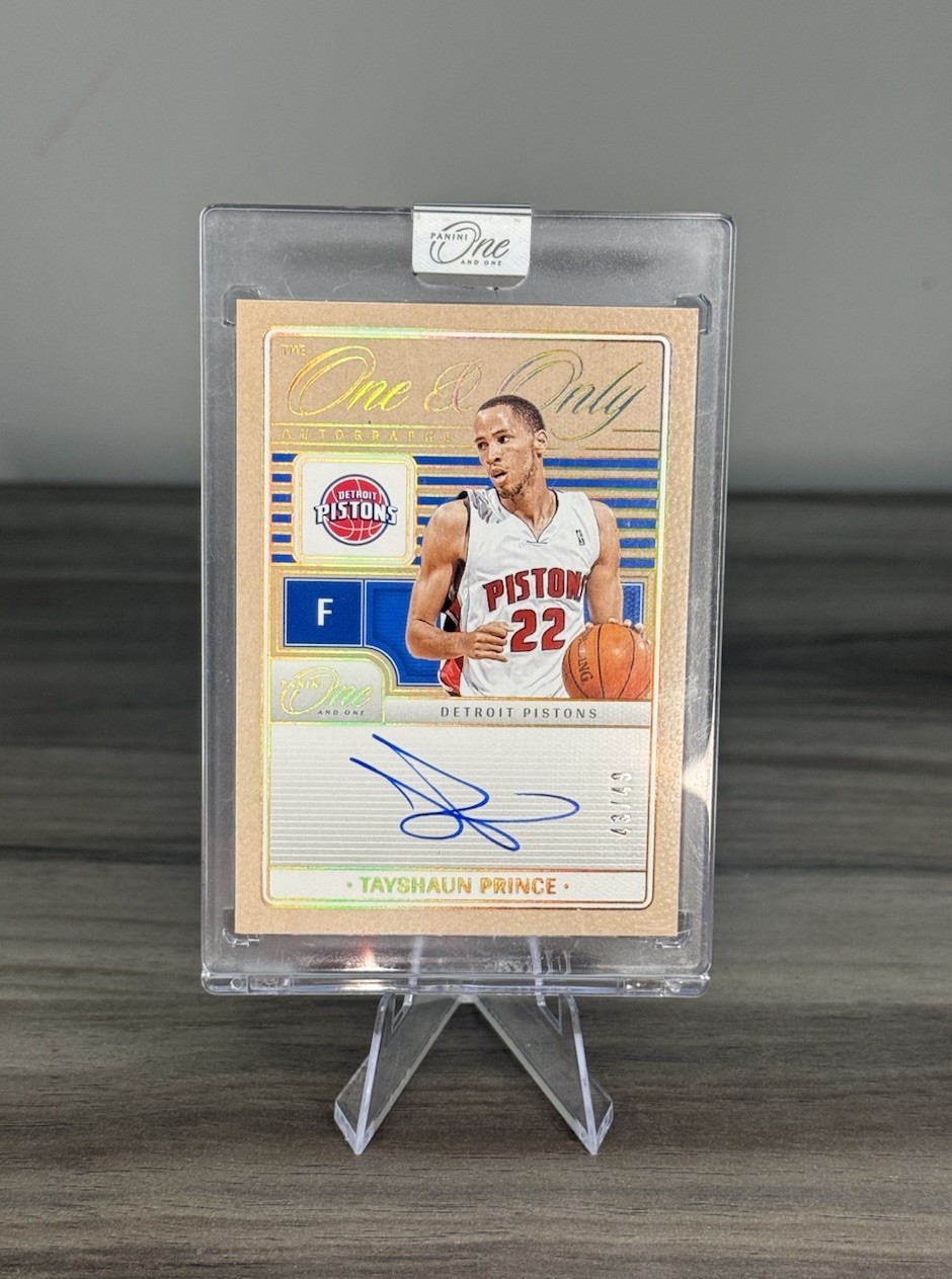 2024-25 Panini One and One – The One and Only Tayshaun Prince Auto /49