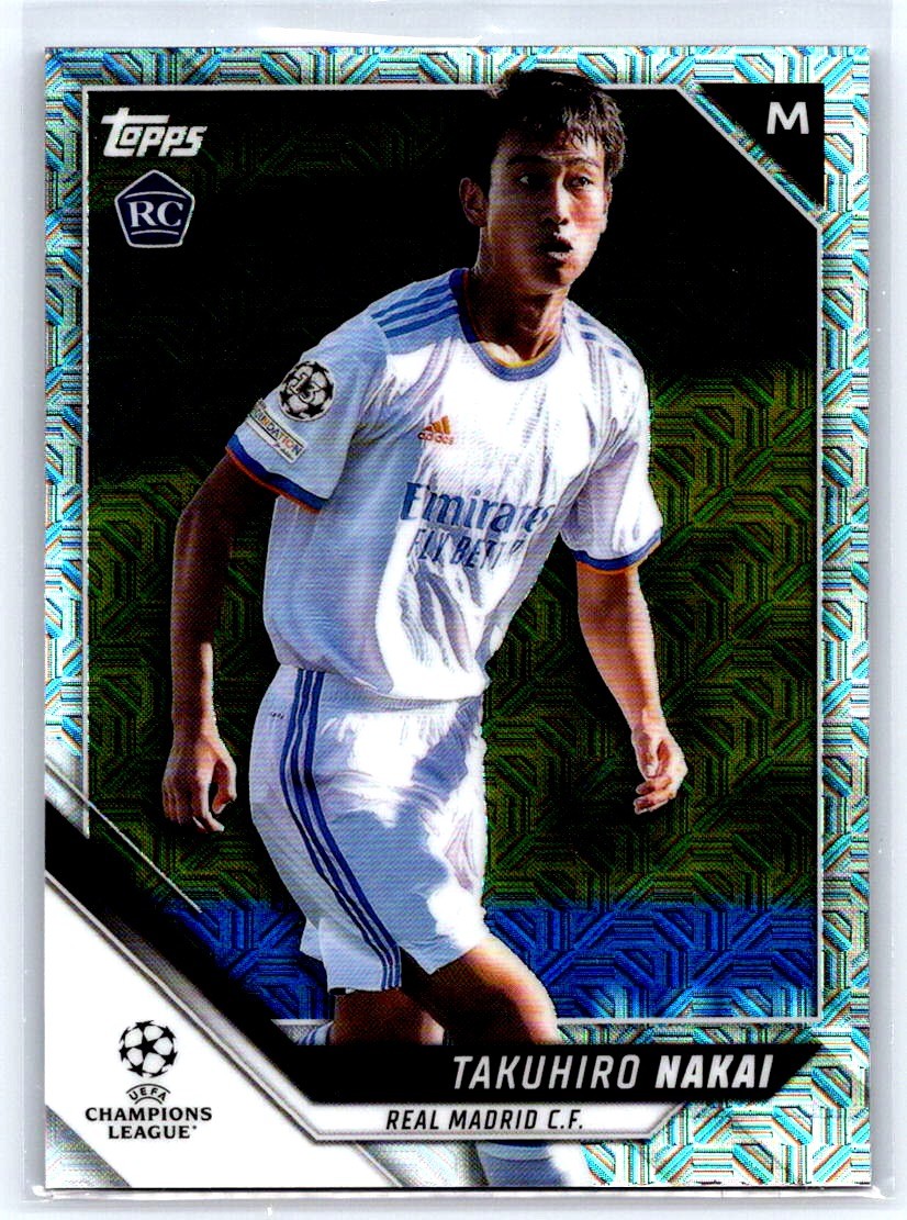2021-22 Topps UEFA Champions League Refractor TAKUHIRO NAKAI #64 Real M bX9d