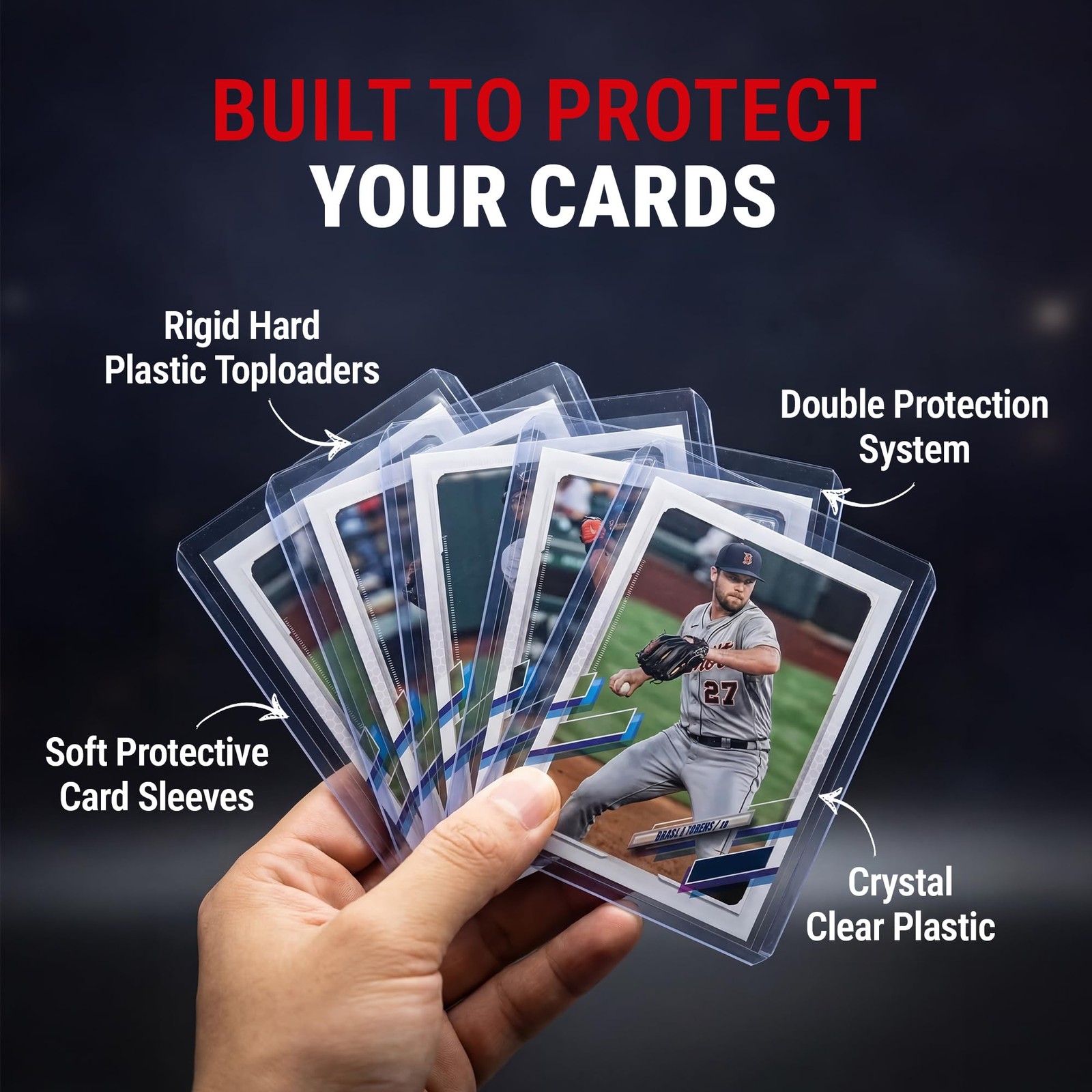 3″ x 4″ Clear Regular TopLoaders For Cards With Card Sleeves Bundle Standard …