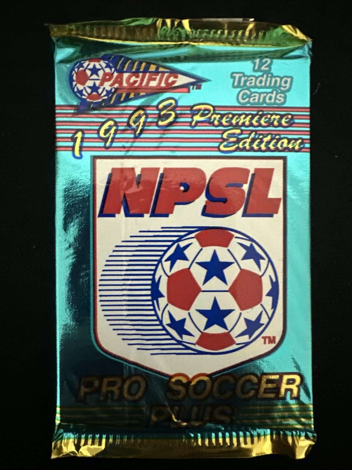 Pacific 1993 NPSL Soccer Pack Unopened 12 Cards BULK DISCOUNT