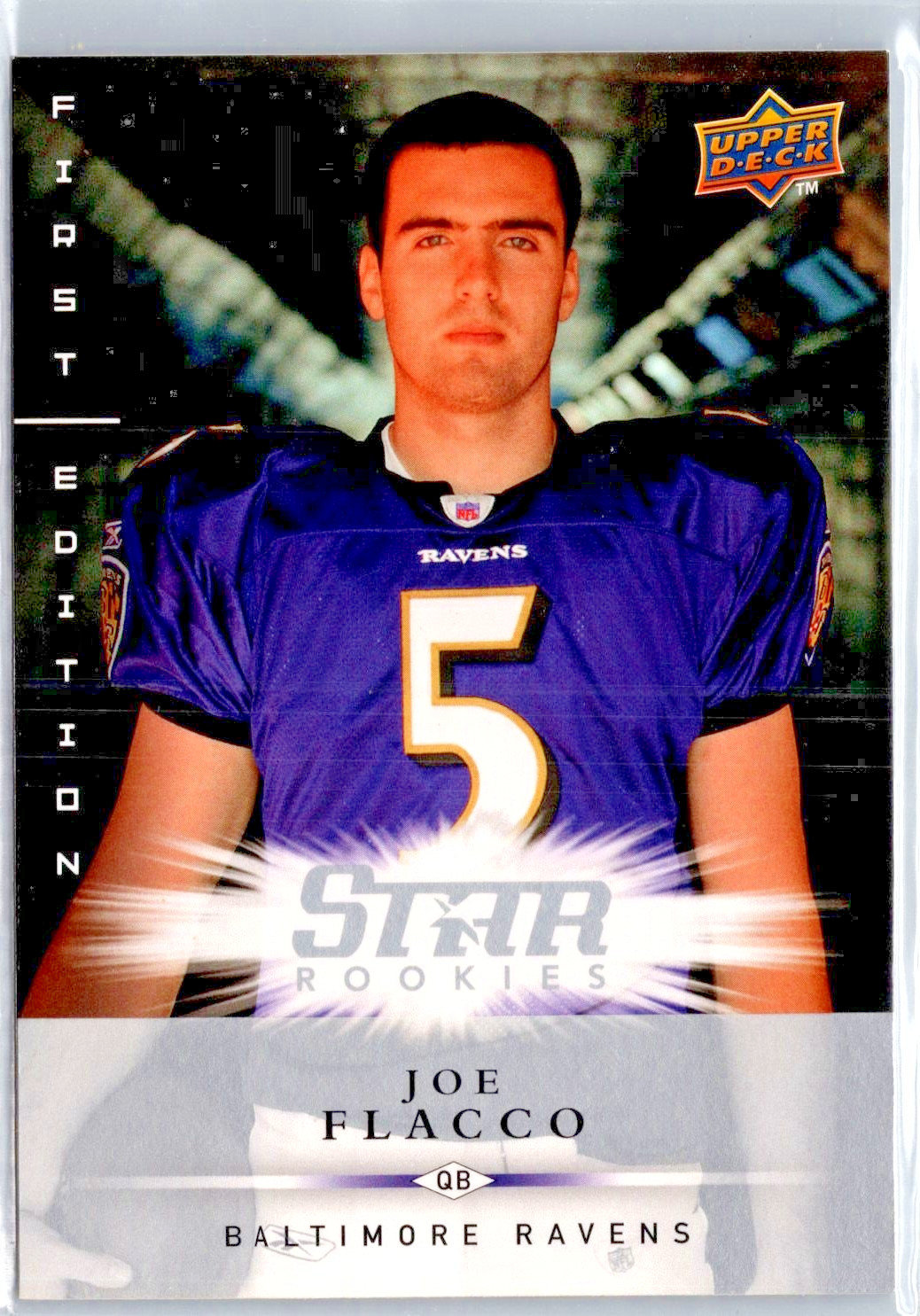 2008 Upper Deck First Edition – Star Rookies Joe Flacco #170 Baltimore Ravens RC