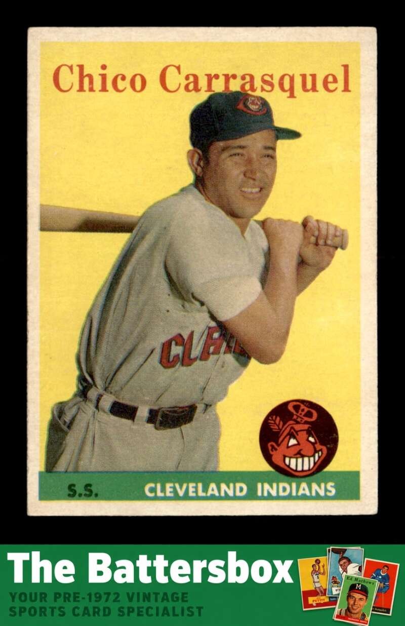 1958 Topps #55 Chico Carrasquel EX/EX+ X3777301
